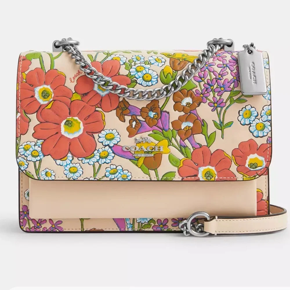 NWT COACH Klare Crossbody Bag With Floral Print - Picture 5 of 6